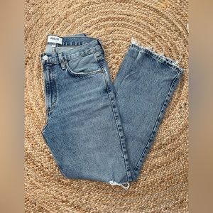 AGOLDE high waisted straight leg denim -26